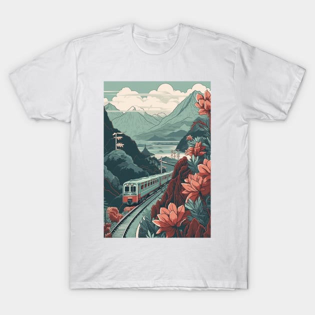 Beauty of Japan T-Shirt by CEYLONEX